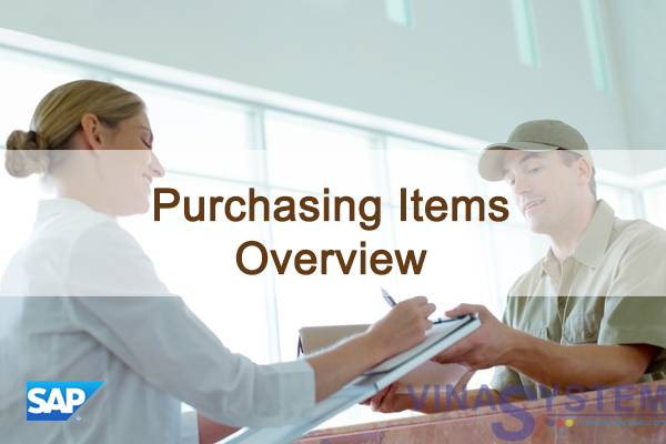Tài liệu quy trình thu mua trong SAP Business One - Purchasing Items Overview