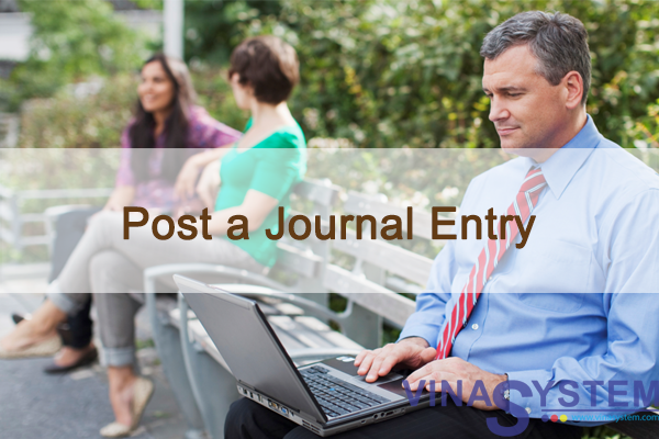 Post a Journal Entry in SAP Business One